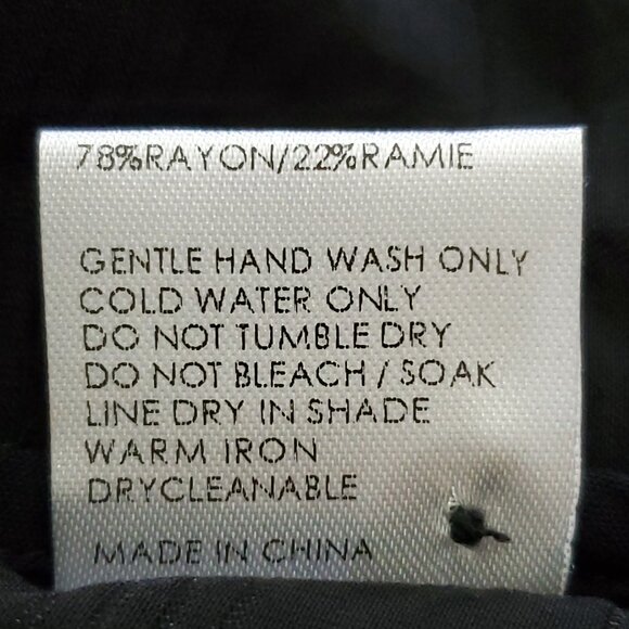 Anthropologie Sancia V-Neck Women's Button Breezy Check Shirt Size Large - Picture 13 of 13